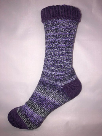 Purple Boot Socks S9 Green Apple Alpacas